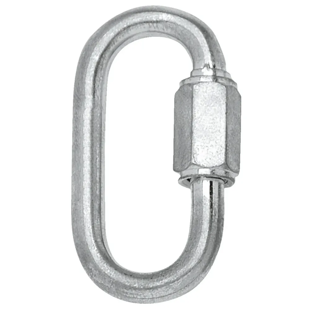 VEGA Schnellverschluss/Verbindungsstück für Drahtseile; 2.5x4.8x0.5 cm (BxHxØ); silber