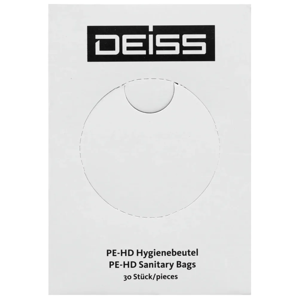 Deiss Hygienebeutel Minty Nachfüllpack; 8.7x12.5x0.18 cm (BxHxT); weiss; 30 Beutel / Pack