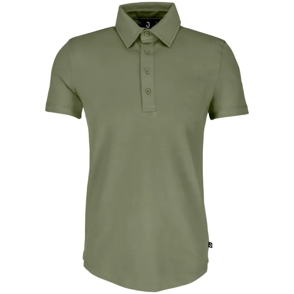 JOBELINE Herren Poloshirt Oliver Kurzarm; Kleidergrösse S; oliv