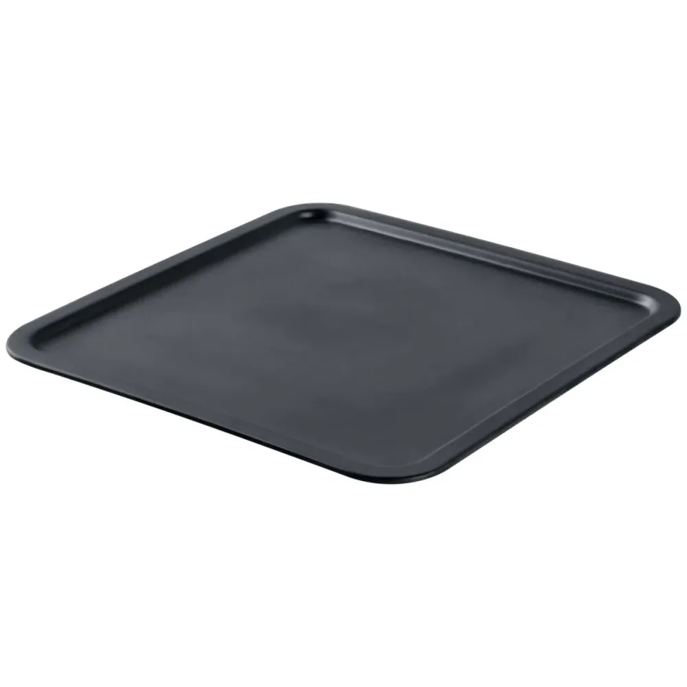 VEGA Teller flach Fenra; 23.6x23.6x1.2 cm (LxBxH); schwarz; quadratisch