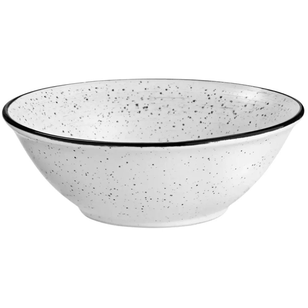VEGA Schale Fungio konisch; 320 ml, 14x4.7 cm (ØxH); weiss/schwarz; konisch; 6 Stück / Pack