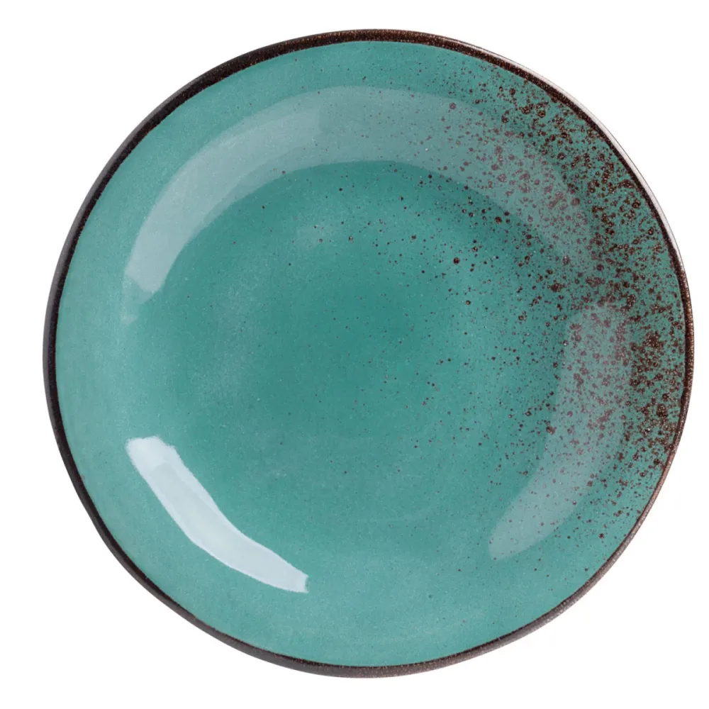 VEGA Teller flach Palana; 27 cm (Ø); türkis; rund; 6 Stück / Pack