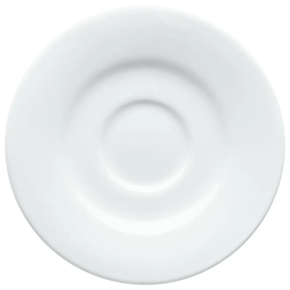 VEGA Espresso-Untertasse Pallais; 12 cm (Ø); weiss; rund; 6 Stück / Pack