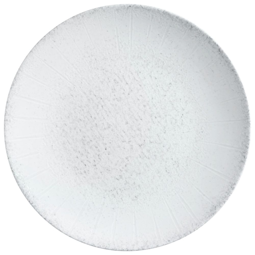 VEGA Teller flach Caju ohne Fahne; 28 cm (Ø); weiss/grau; rund; 6 Stück / Pack