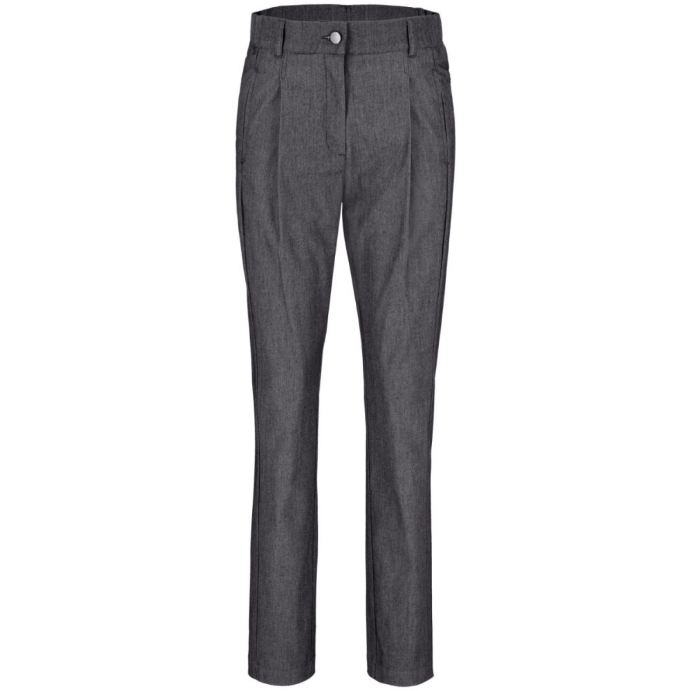 JOBELINE Damen Kochhose Joggfit meliert; Kleidergrösse 50; grau meliert