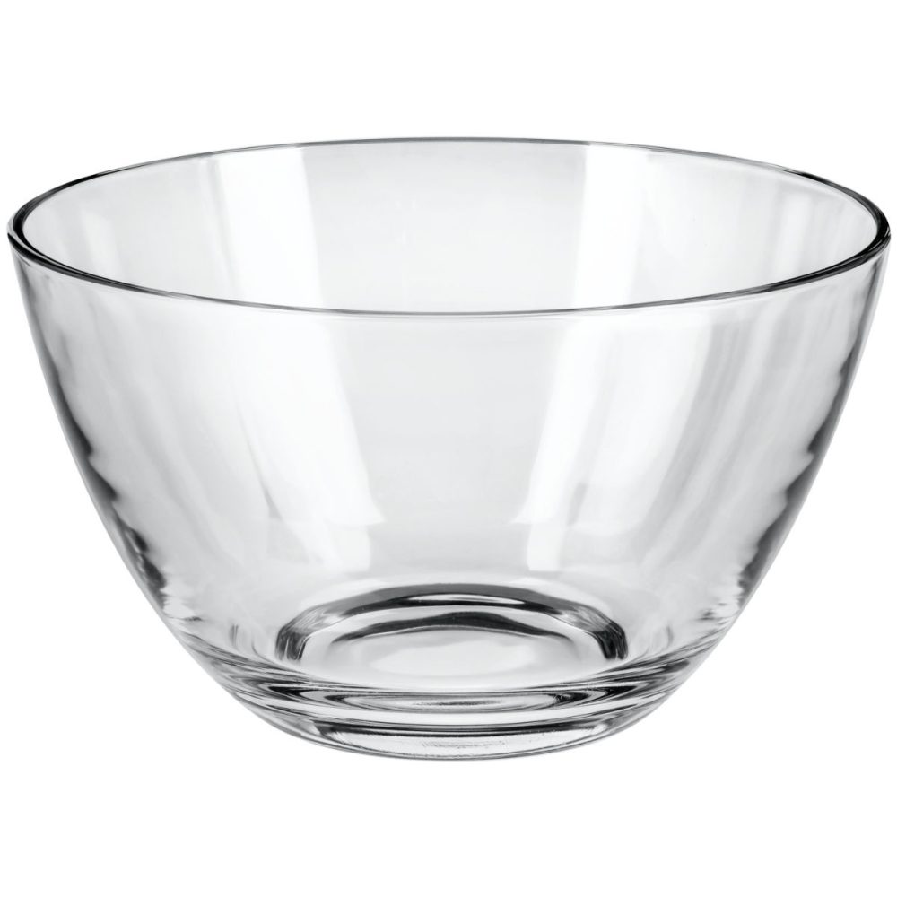 Borgonovo Glasschale Palladio ; 2600 ml, 21.5x12.5 cm (ØxH); transparent; 4 Stück / Pack