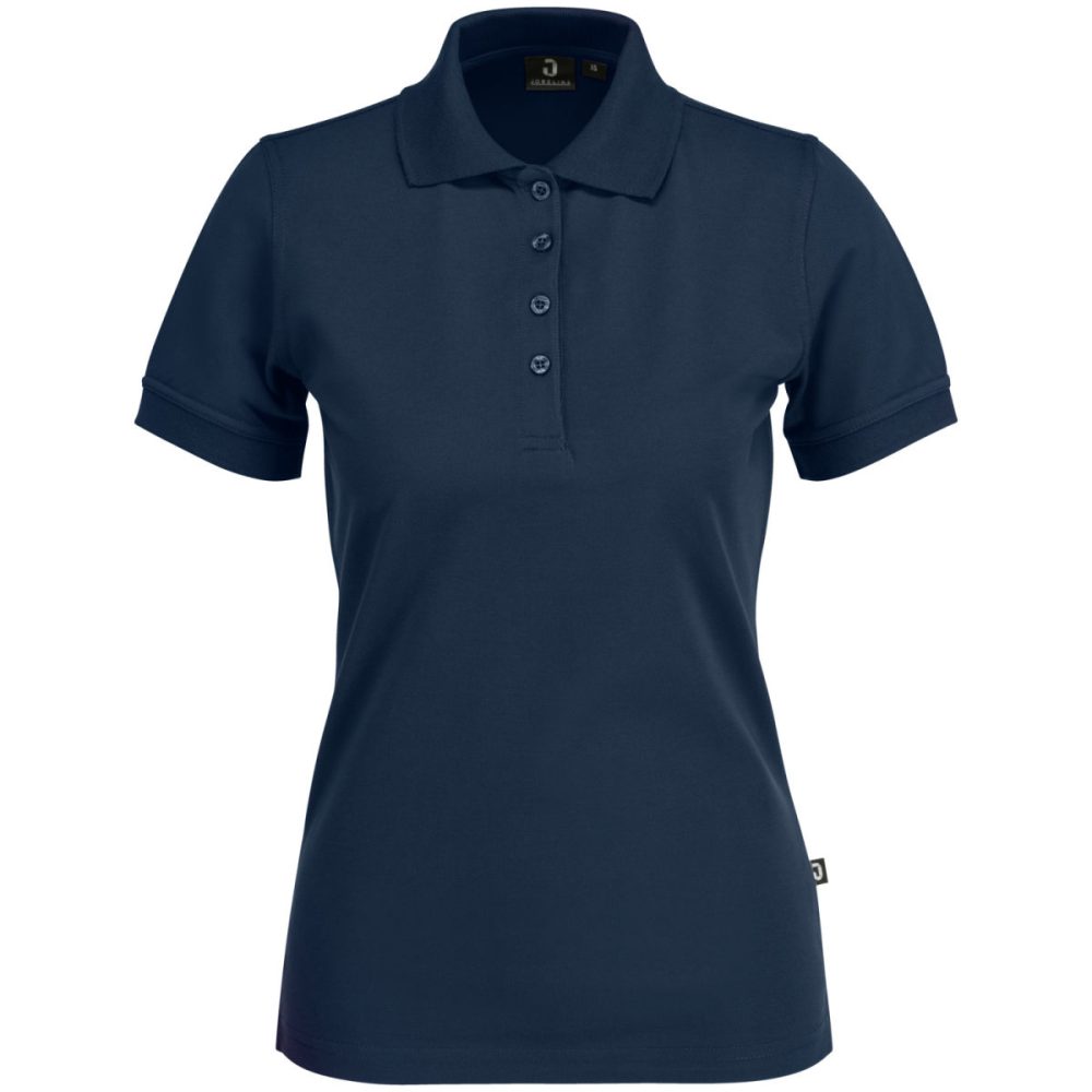JOBELINE Damen Poloshirt Fly Kurzarm; Kleidergrösse M; navy