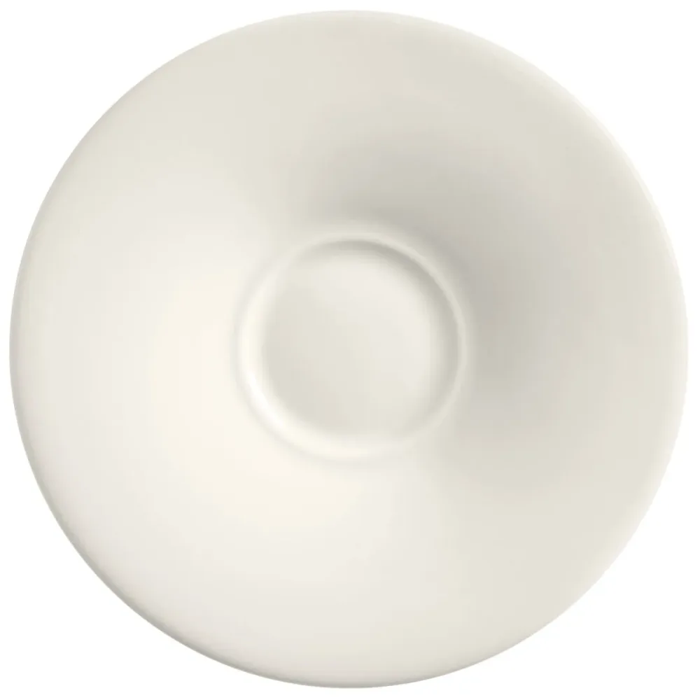 VEGA Espresso-Untertasse Premiora; 12.5 cm (Ø); cremeweiss; rund; 12 Stück / Pack