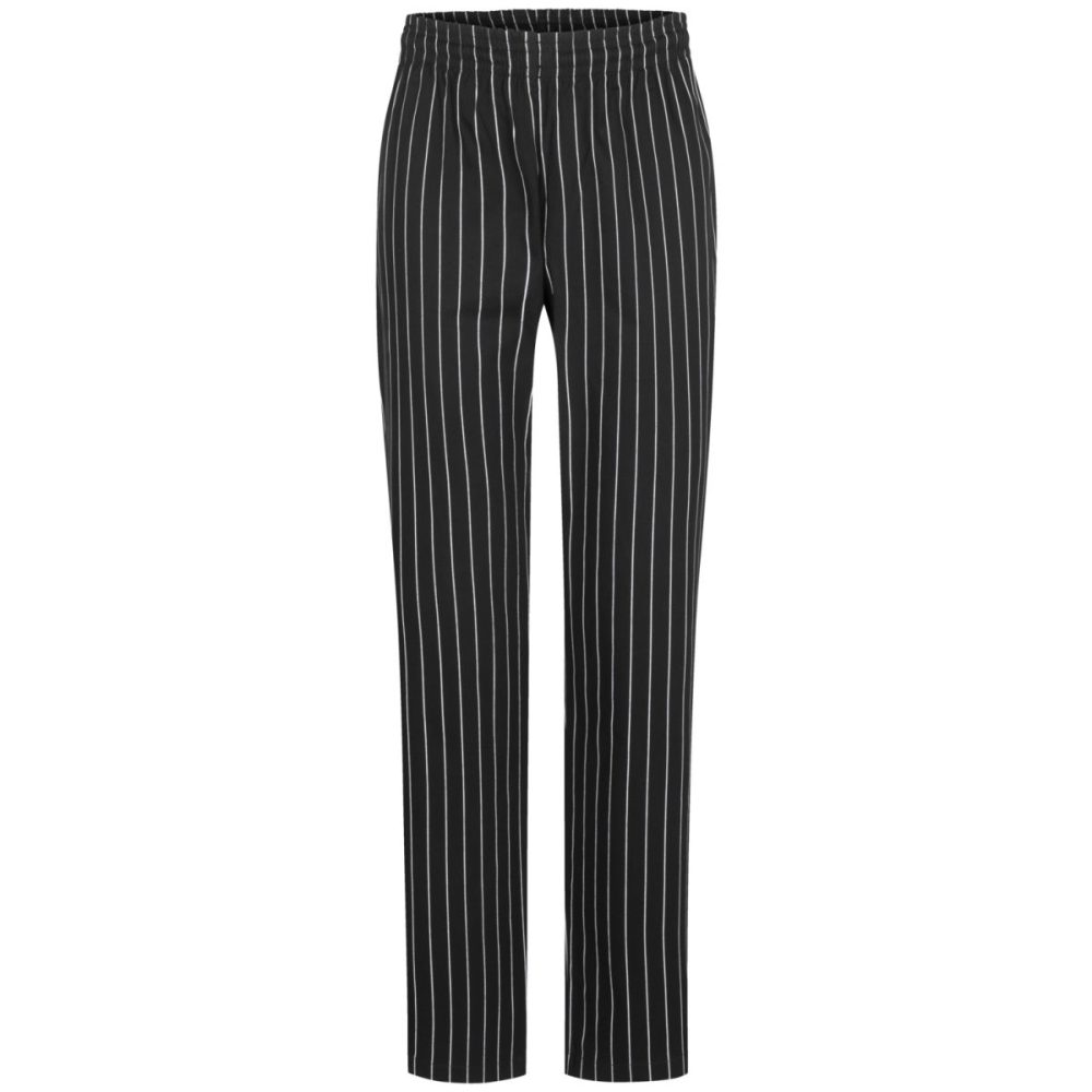 PULSIVA Herrenkochhose Nick; Kleidergrösse 66; schwarz/weiss