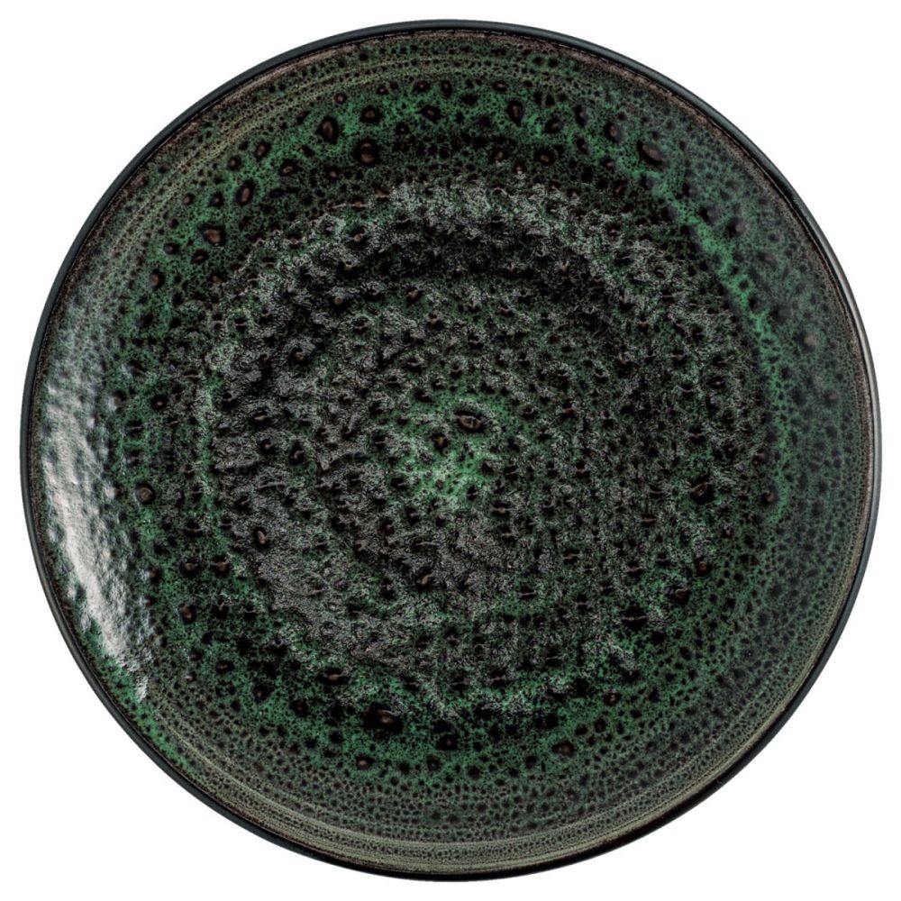 VEGA Teller flach Black Reef rund; 20 cm (Ø); grün/schwarz; rund; 6 Stück / Pack