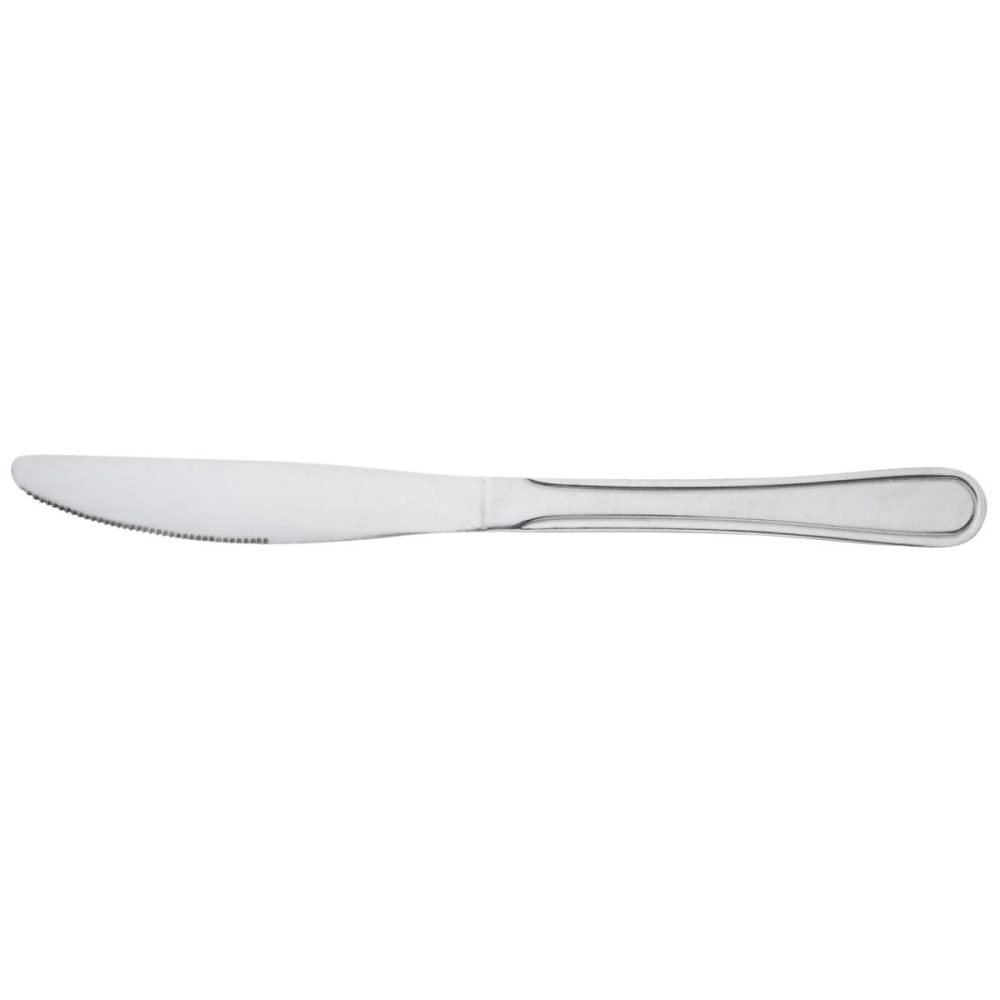 PULSIVA Menümesser Aachen; 21 cm (L); silber, Griff silber; 60 Stück / Pack