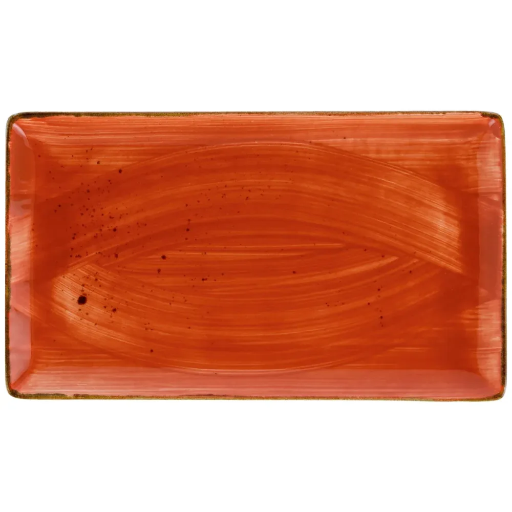 VEGA Platte Nebro; 33.5x19x2.1 cm (LxBxH); rot; 3 Stück / Pack