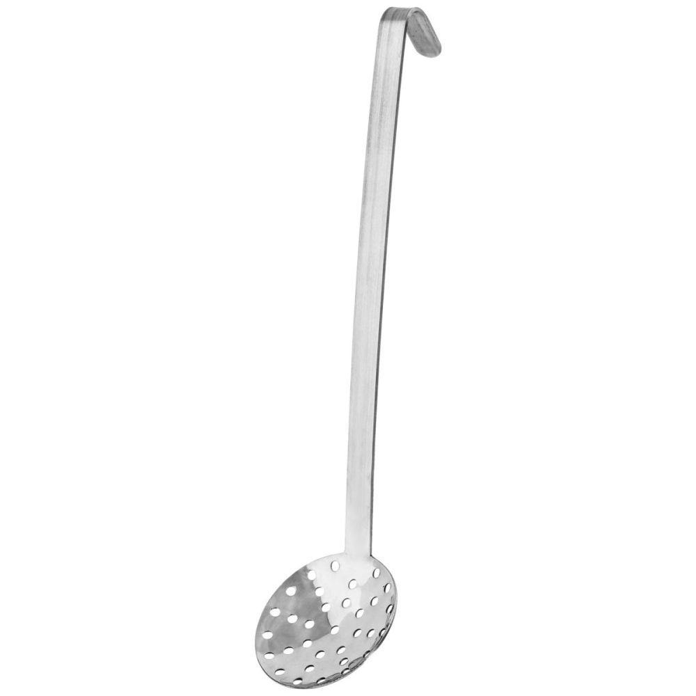 PULSIVA Schaumlöffel Valuo kurzstielig; 8x33.5 cm (ØxL); silber