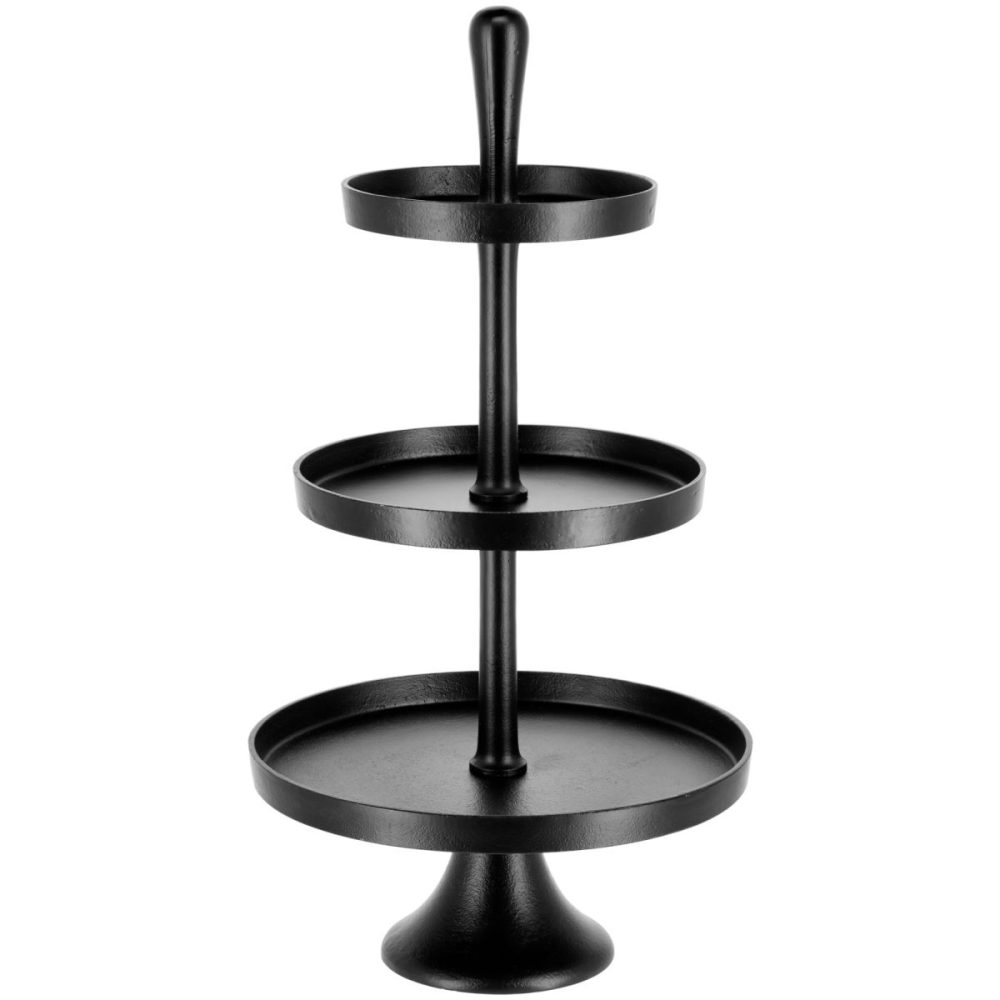 VEGA Etagere Amyntas; 43x76 cm (ØxH); schwarz