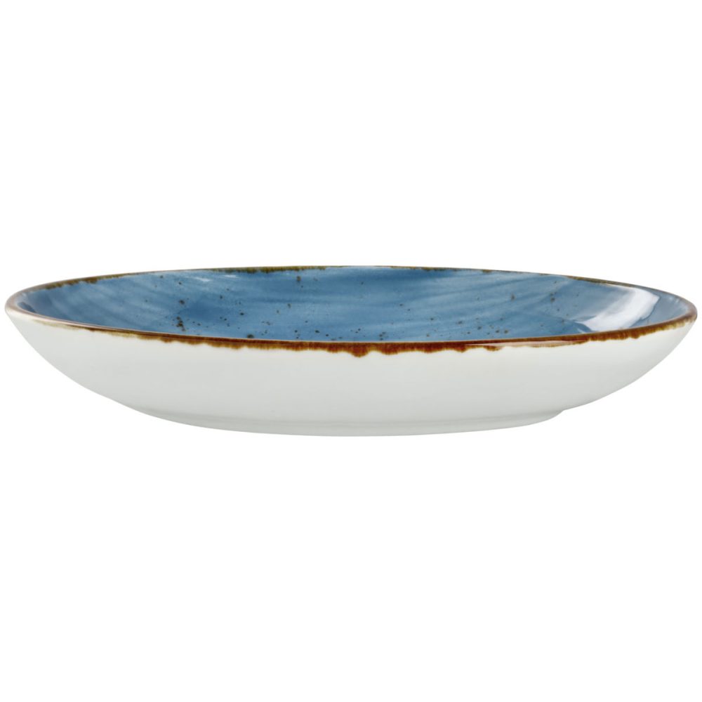 VEGA Teller tief Nebro oval; 800 ml, 27x20.5x4.2 cm (LxBxH); hellblau; oval; 6 Stück / Pack