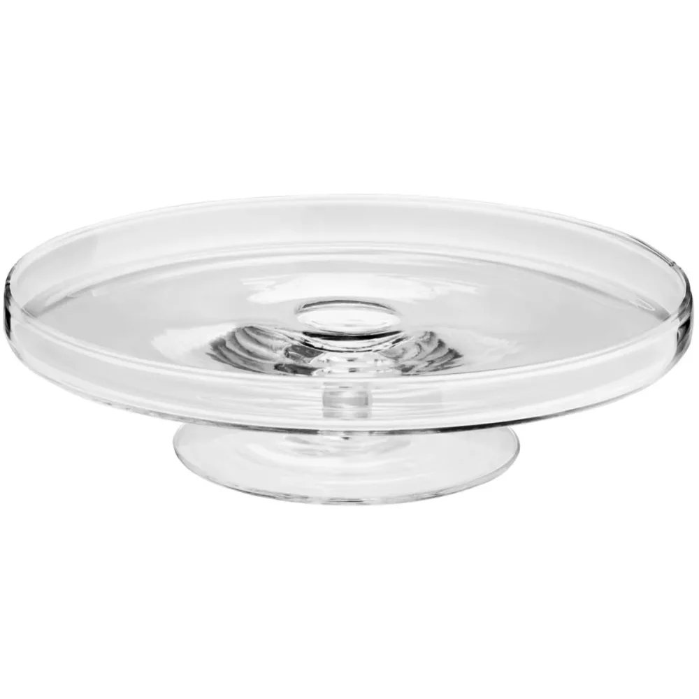 VEGA Tortenplatte Nora mit Fuss; 38x15 cm (ØxH); transparent