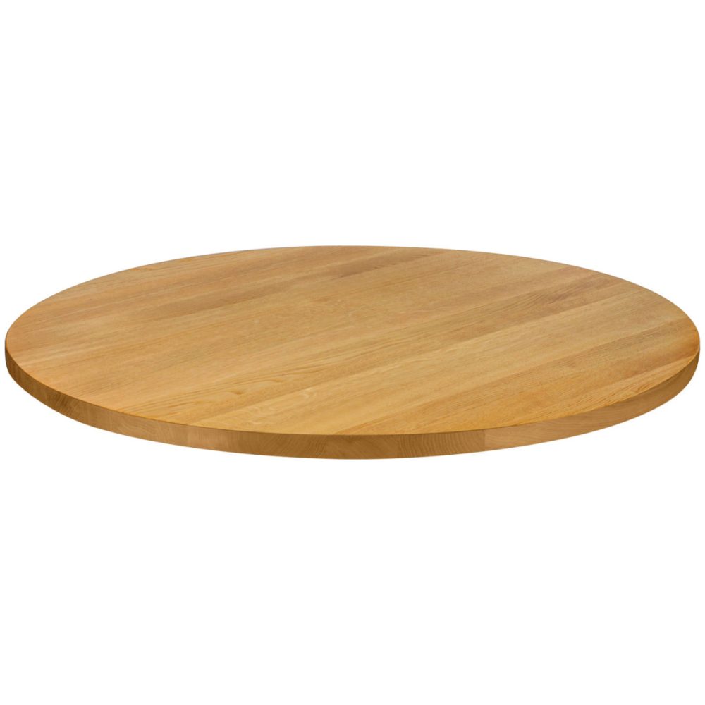 VEGA Indoor-Tischplatte Kentucky rund; 80x3 cm (ØxH); eiche/natur; rund