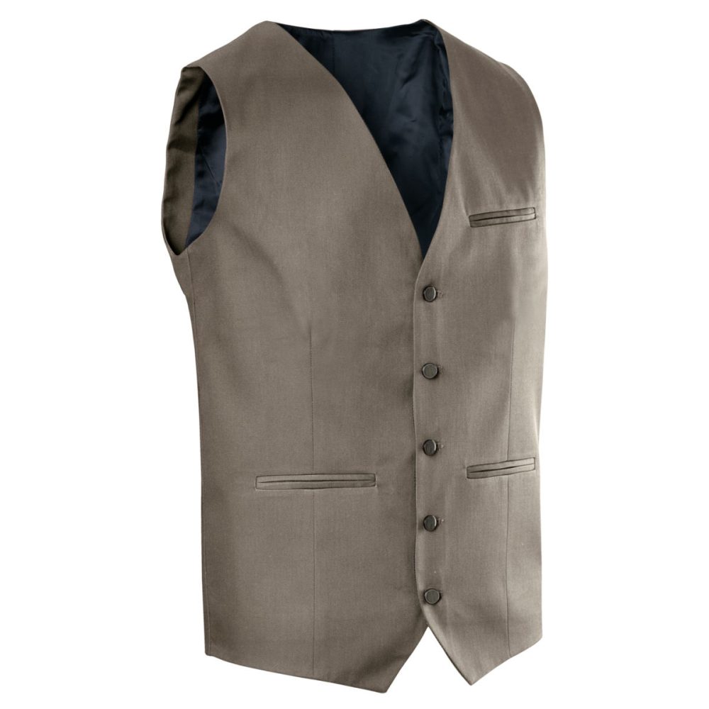 JOBELINE Herren Weste Bistro; Kleidergrösse 46; taupe