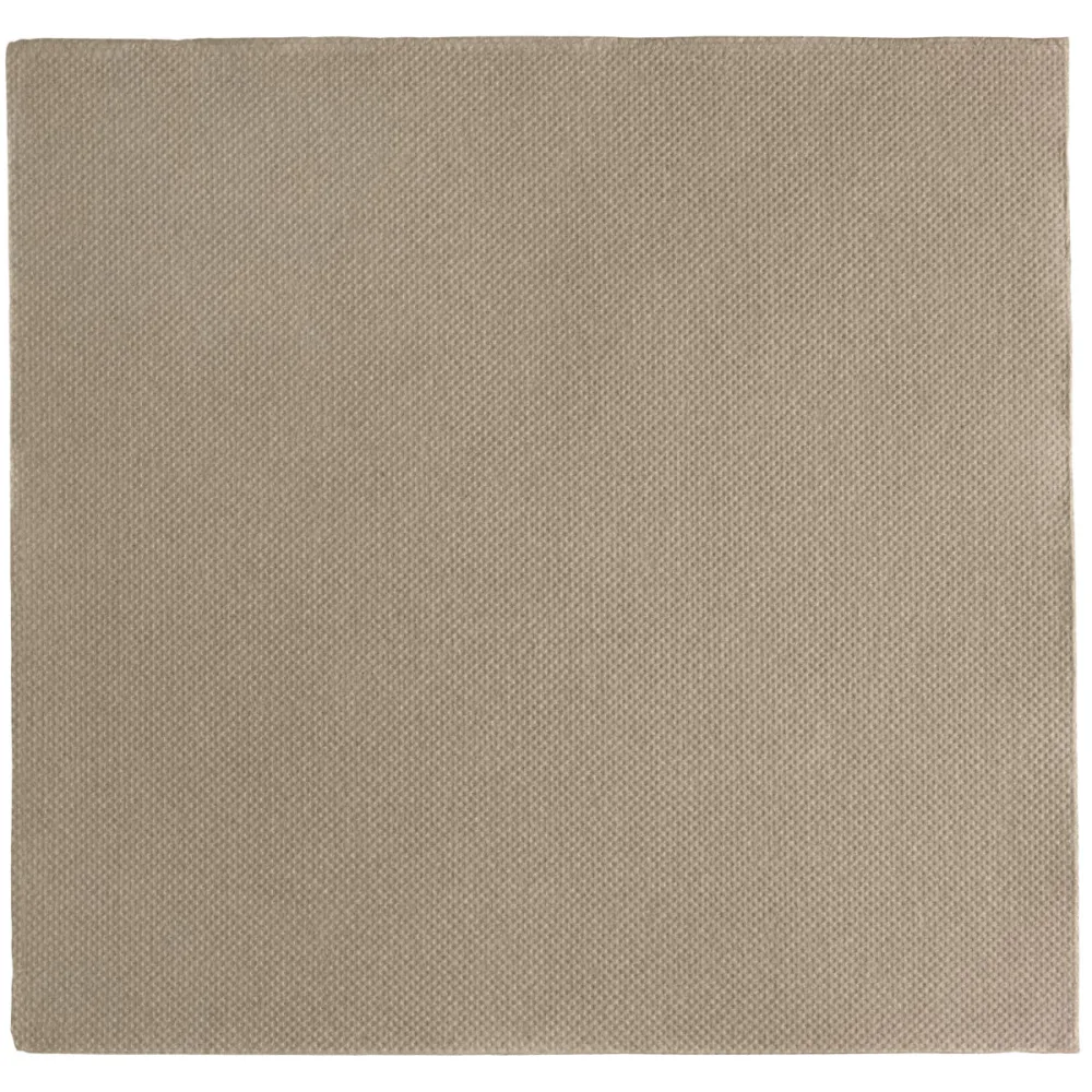 GARCIA DE POU Serviette Dubo; 39x39 cm (BxL); taupe; 50 Stück / Pack