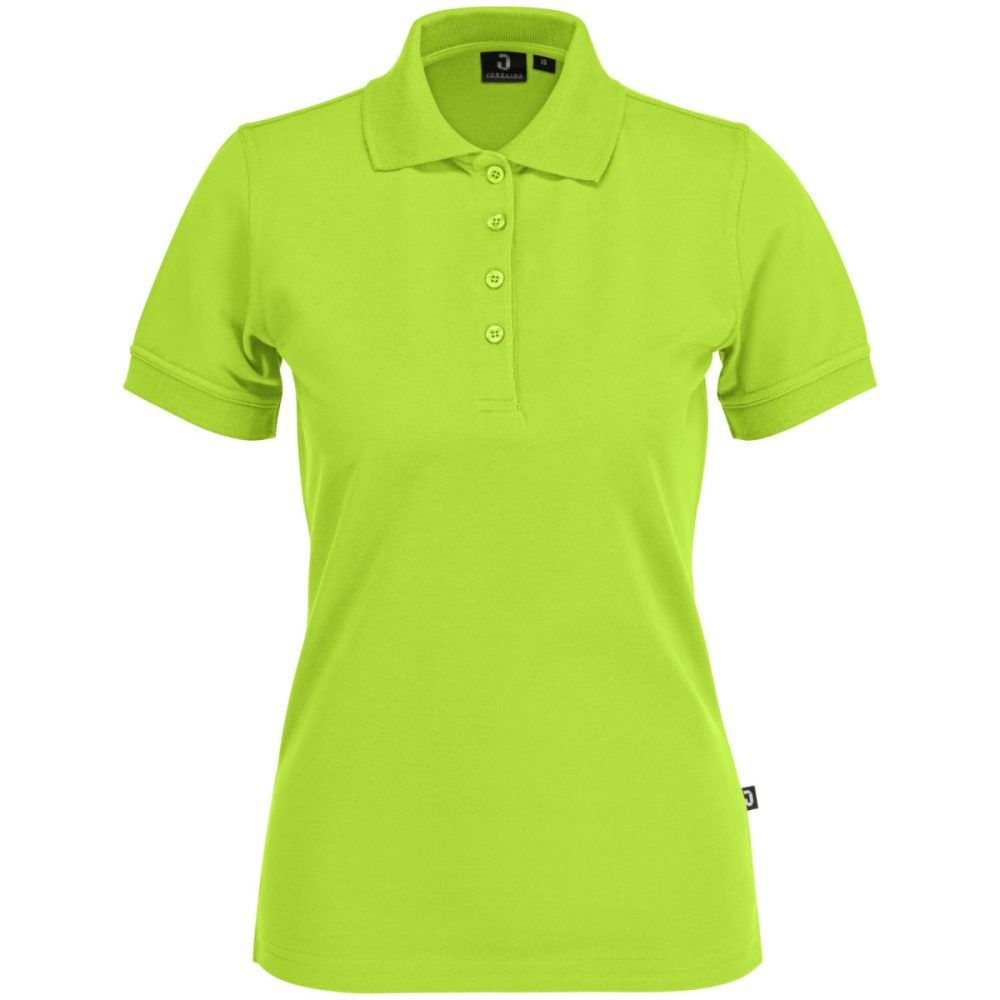 JOBELINE Damen Poloshirt Fly Kurzarm; Kleidergrösse XS; apfelgrün