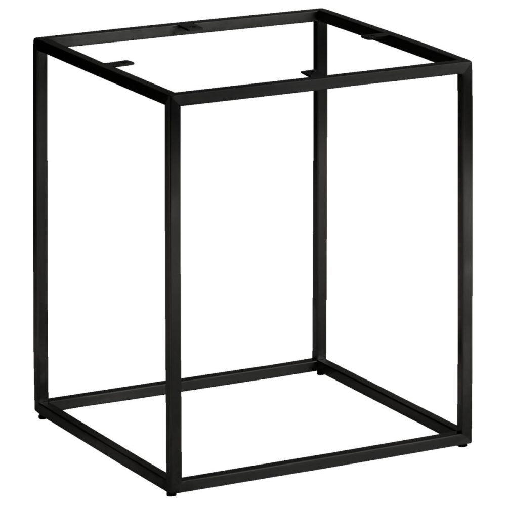 VEGA Lounge-Tischgestell Deven; 40x40x47 cm (BxTxH); schwarz