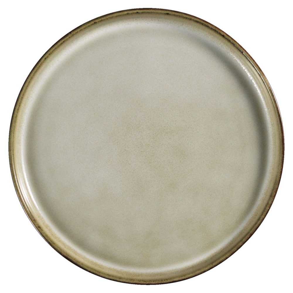 PULSIVA Teller flach Vintage; 16x1.6 cm (ØxH); beige; rund; 6 Stück / Pack