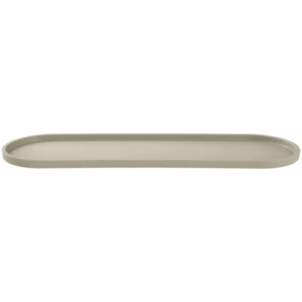 VEGA Teller flach Kanas oval; 53x16.2x1.8 cm (LxBxH); beige; oval; 6 Stück / Pack