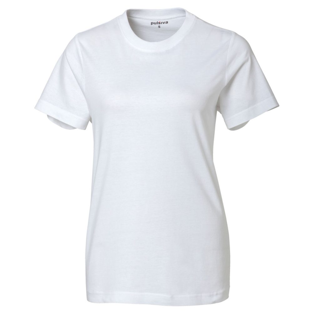 PULSIVA T-Shirt Unique; Kleidergrösse 2XL; weiss; 5 Stück / Pack