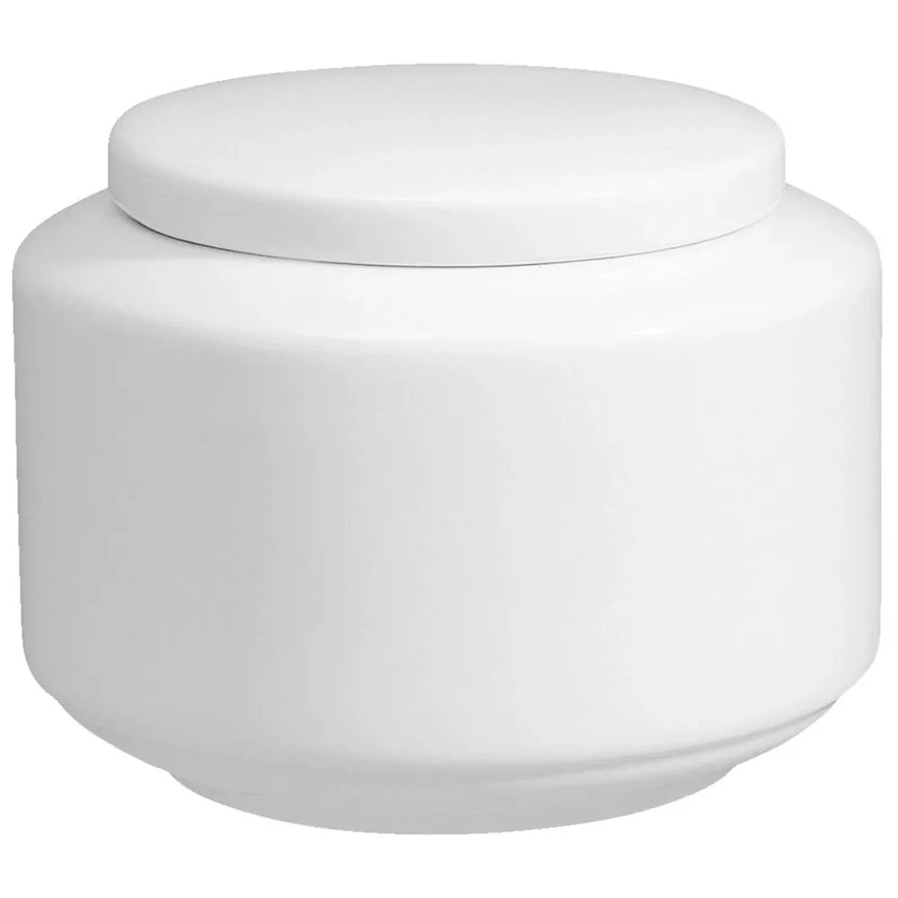 VEGA Zuckerdose Base mit Deckel; 220 ml, 8.6x7 cm (ØxH); weiss; rund; 6 Stück / Pack