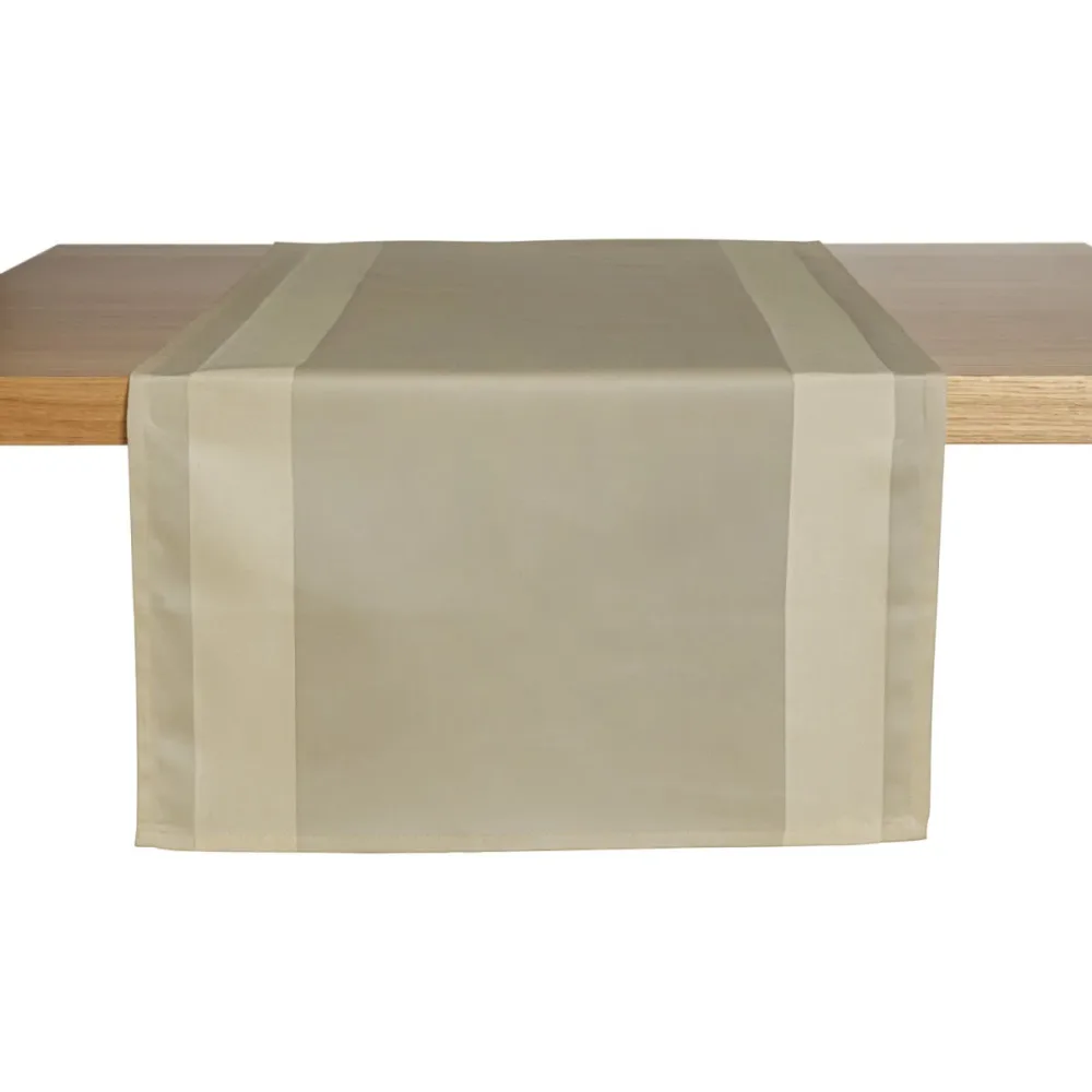 ERWIN M. Tischläufer Ambiente; 40x130 cm (BxL); taupe; rechteckig; 2 Stück / Pack