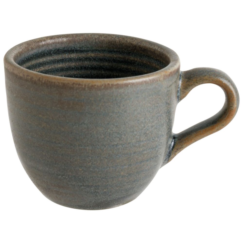 Bonna Espressotasse Hornfels Ripple; 100 ml, 6.3x5.4 cm (ØxH); grau; 6 Stück / Pack
