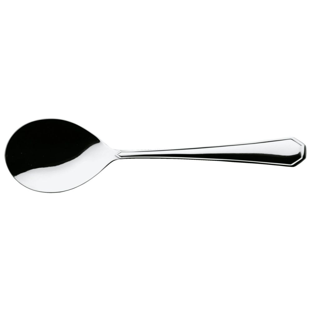 PULSIVA Servierlöffel Tunis Basic; 20.2 cm (L); silber, Griff silber