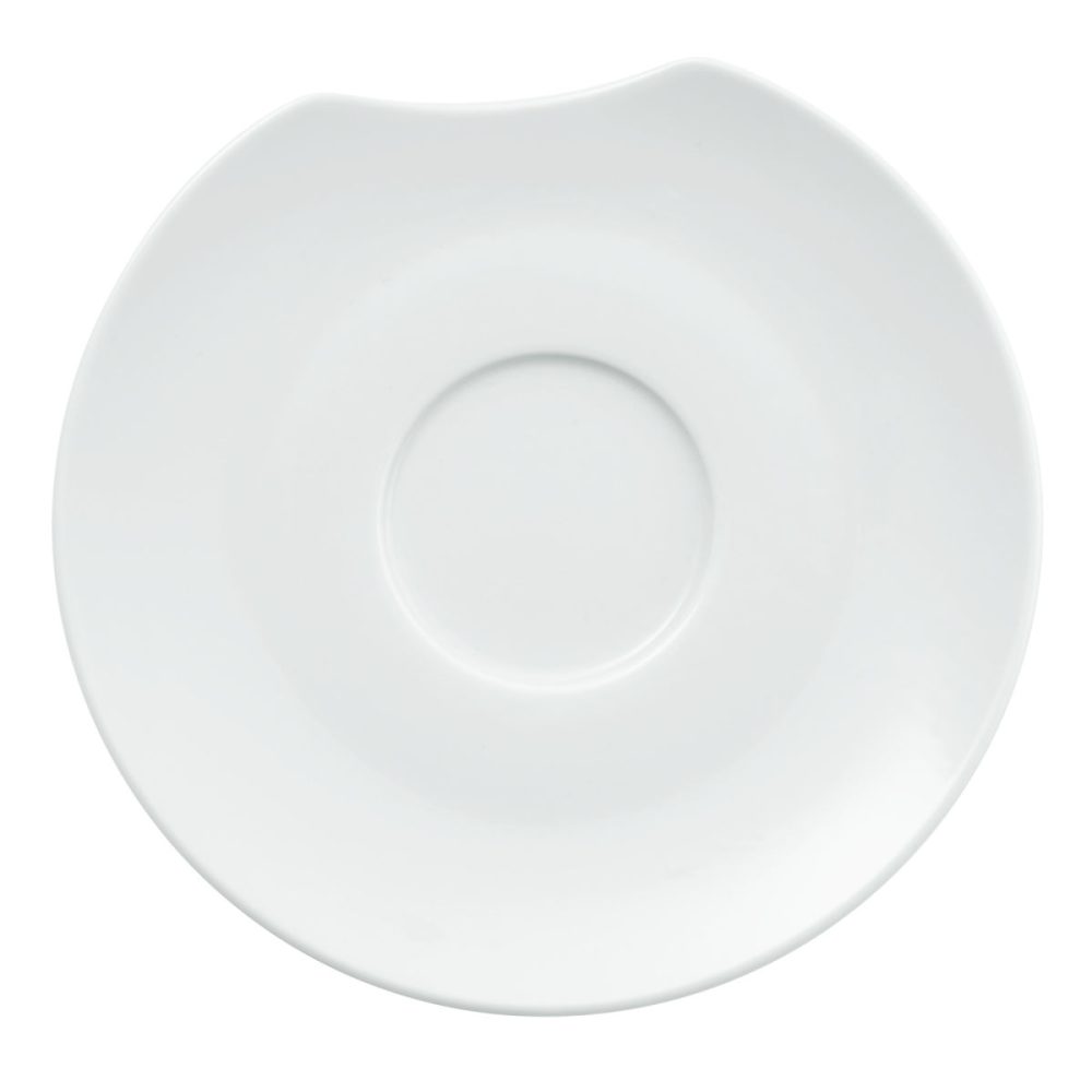 VEGA Espresso-/Becher-Untertasse Contrast; 12 cm (Ø); weiss; rund; 6 Stück / Pack