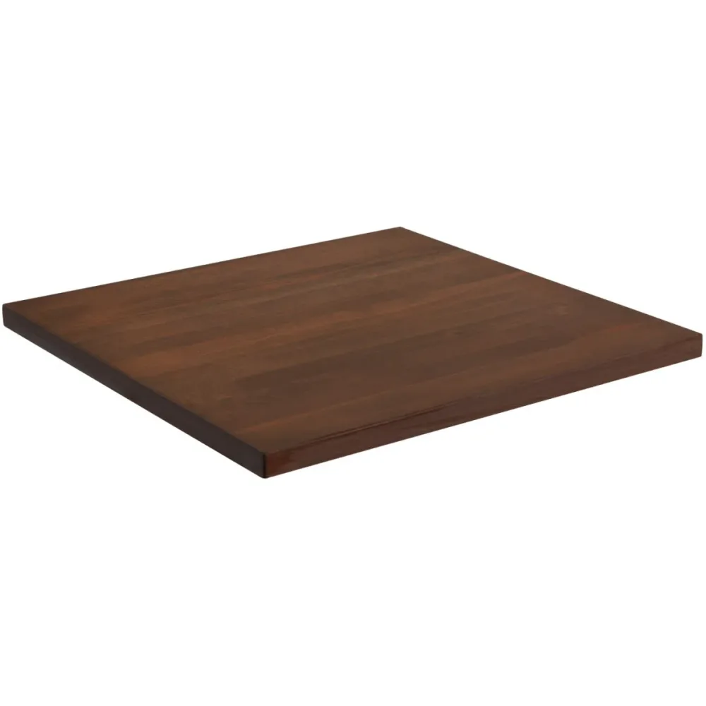 VEGA Indoor-Tischplatte Kentucky quadratisch; 60x60x3 cm (LxBxH); buche/tabak gebeizt; quadratisch