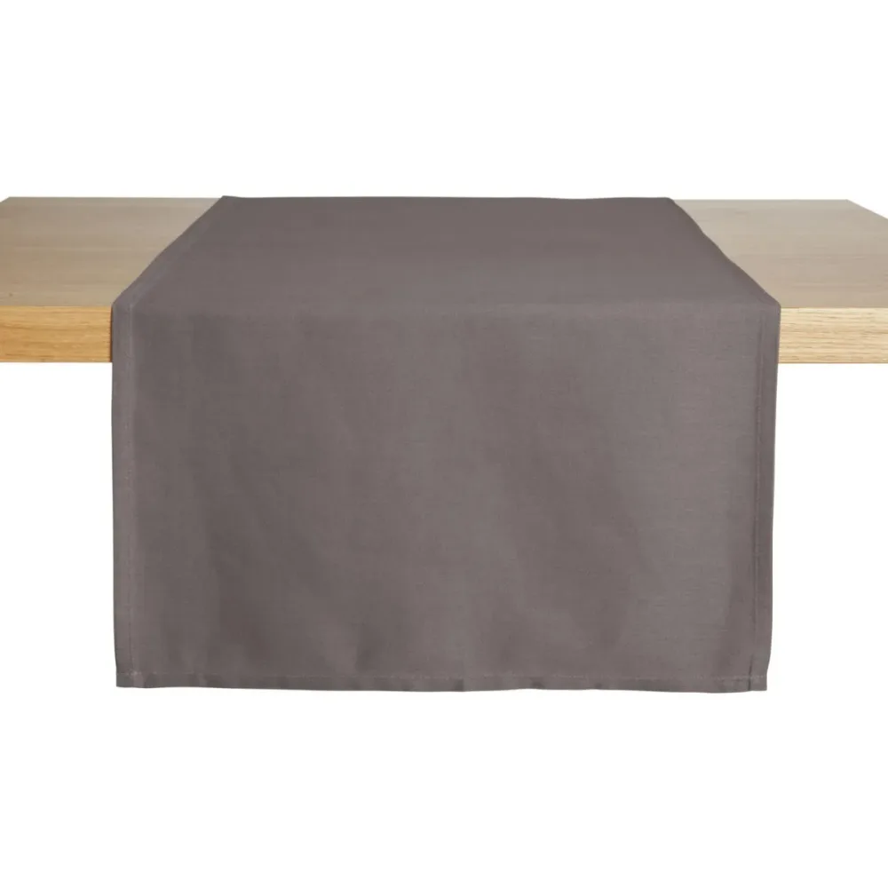 ERWIN M. Tischläufer Palermo; 40x130 cm (BxL); steingrau; rechteckig; 6 Stück / Pack