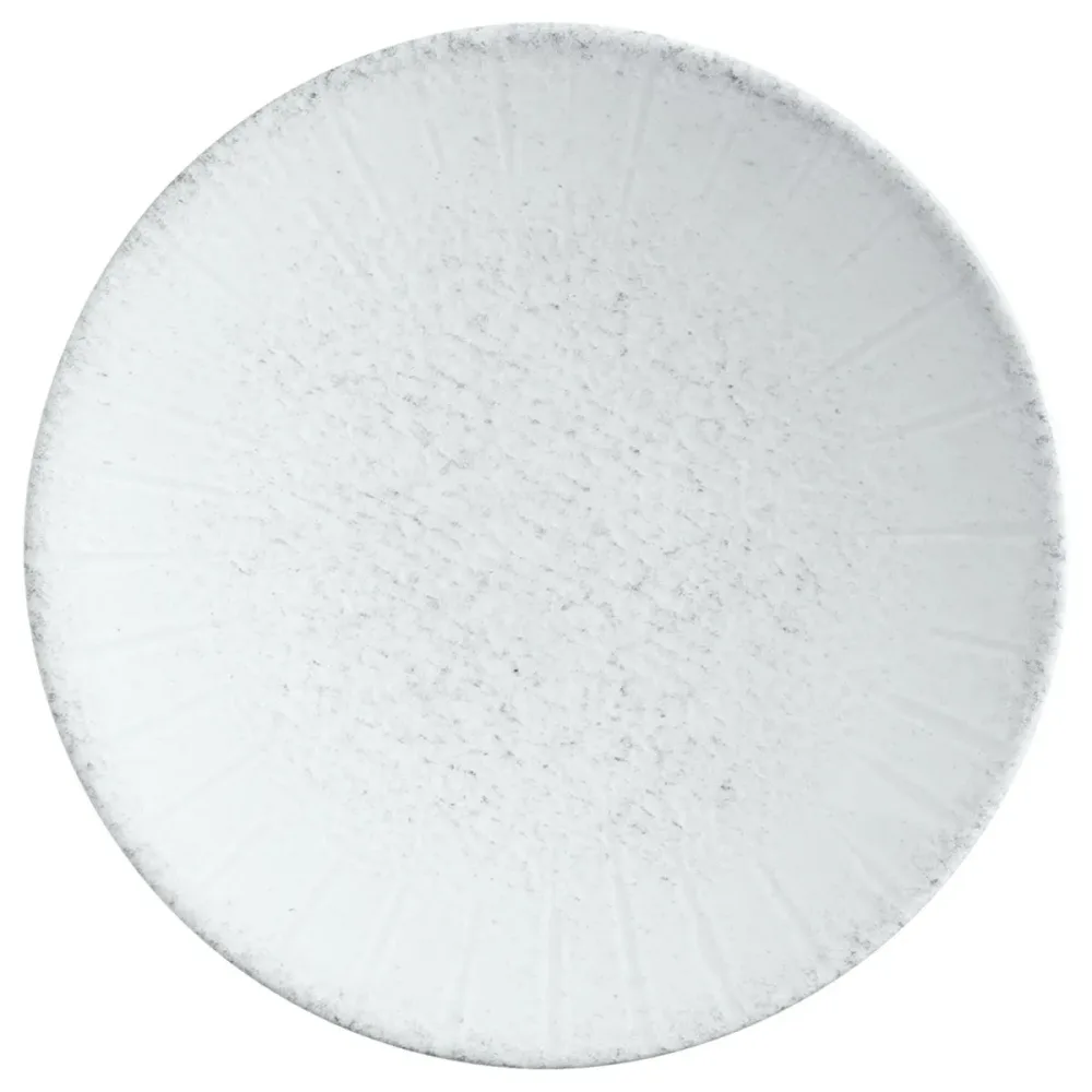 VEGA Teller flach Caju ohne Fahne; 16 cm (Ø); weiss/grau; rund; 6 Stück / Pack