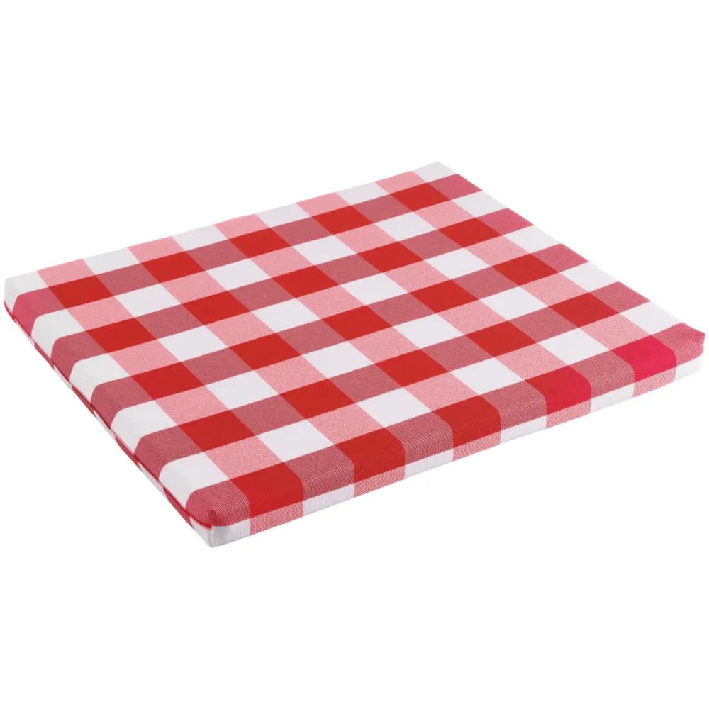 ERWIN M. Sitzkissen Countryline; 34x39x2.5 cm (BxLxH); rot; quadratisch; 4 Stück / Pack