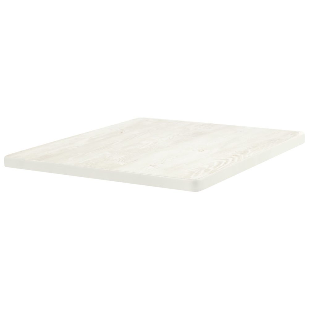 PULSIVA Tischplatte Sevelit quadratisch; 70x70 cm (LxB); pinie/weiss; quadratisch