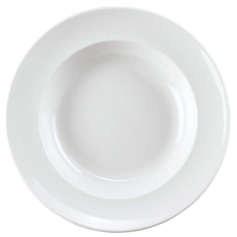 PULSIVA Teller Rondon tief; 290 ml, 23x3.7 cm (ØxH); weiss; rund; 6 Stück / Pack
