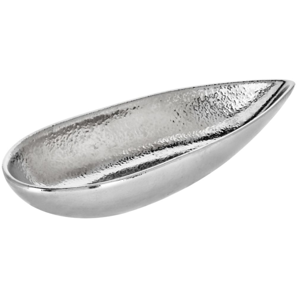 VEGA Dekoschale Ena; 36x14x7 cm (LxBxH); silber