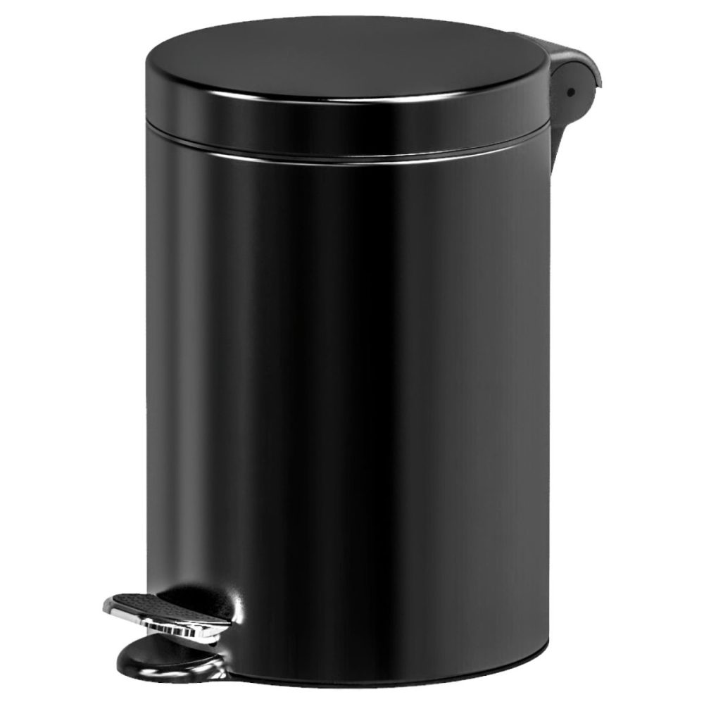 PULSIVA Hotel Kosmetikeimer Topas; 3000 ml, 17x26 cm (ØxH); schwarz