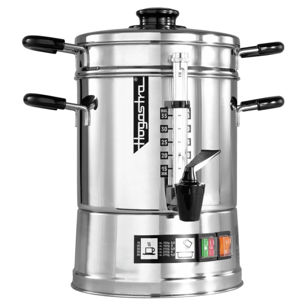 Hogastra Kaffee-Automat CNS-35; 4500 ml, 22x38 cm (ØxH); silber/schwarz