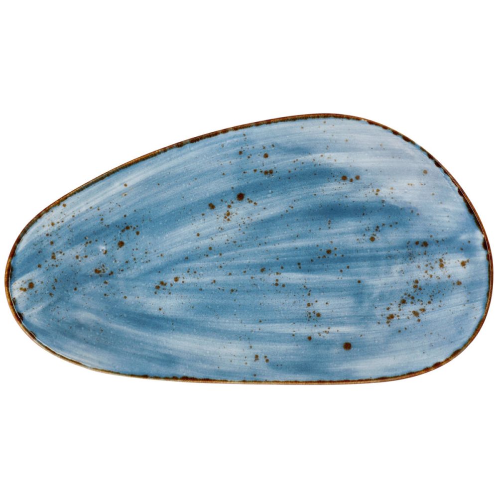 VEGA Platte Nebro organisch; 33x19x3.5 cm (LxBxH); hellblau; 3 Stück / Pack