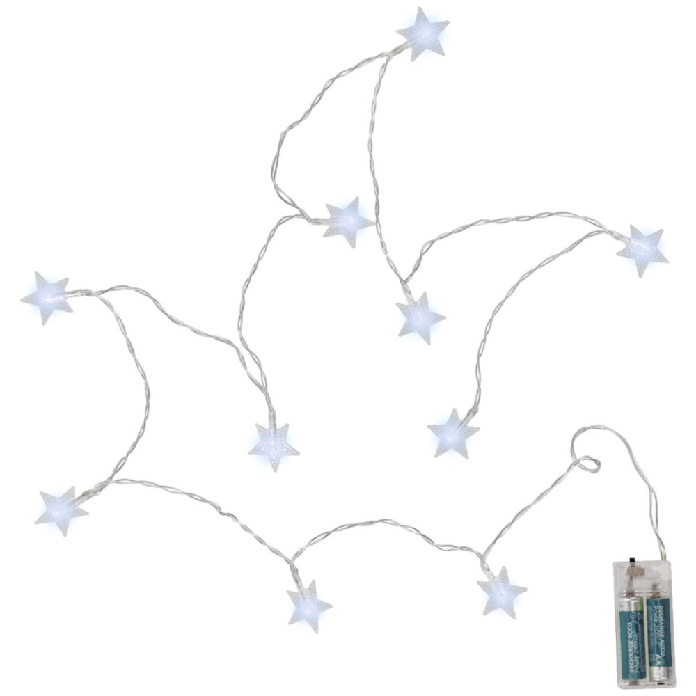 Stern-Lichterkette Linn; 163 cm (L); transparent