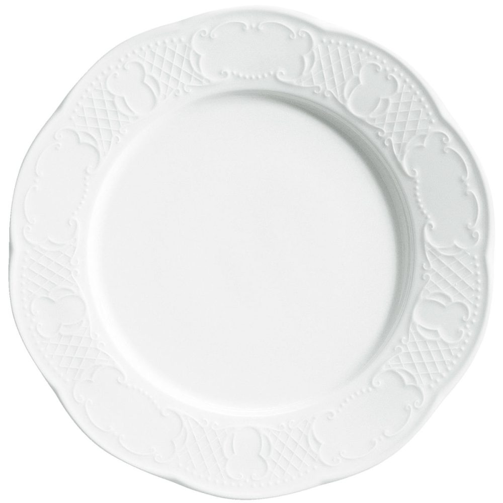 VEGA Teller flach Menuett; 24.5 cm (Ø); weiss; rund; 6 Stück / Pack