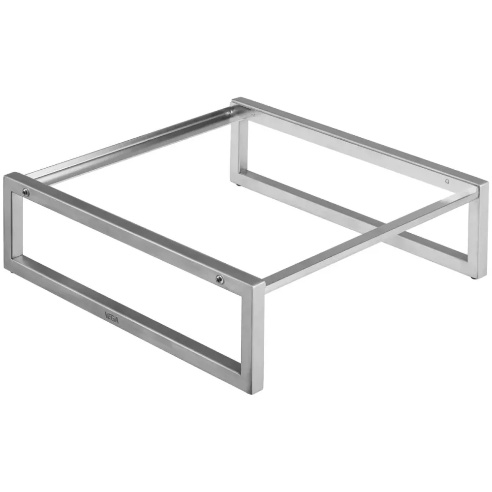 VEGA Tischgestell Torresso GN 1/2 niedrig; GN 1/2, 32.9x36x10 cm (LxBxH); silber; rechteckig