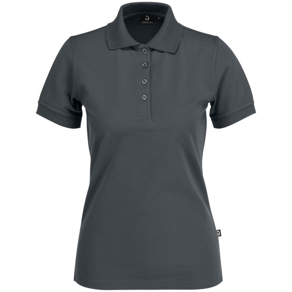 JOBELINE Damen Poloshirt Fly Kurzarm; Kleidergrösse 3XL; graphit