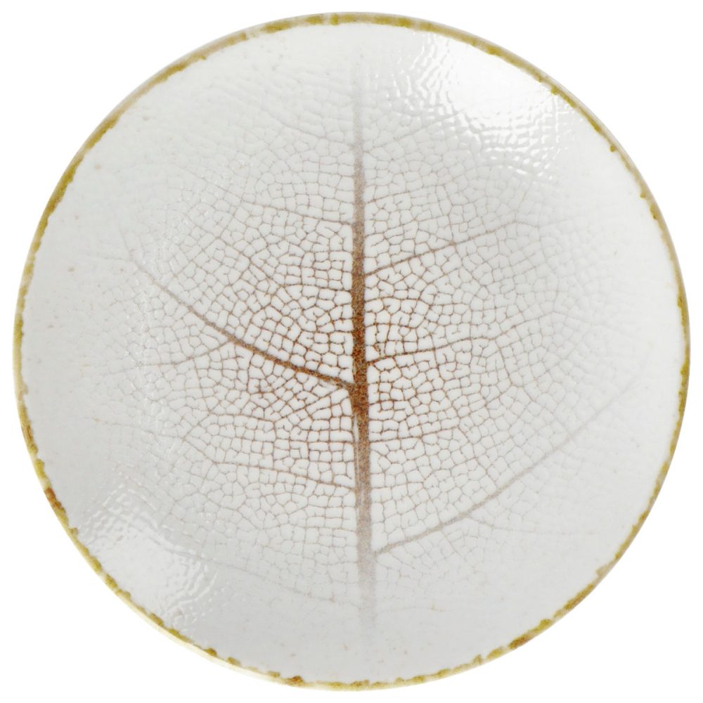 VEGA Teller flach Pianta; 16.5 cm (Ø); weiss/braun; rund; 6 Stück / Pack