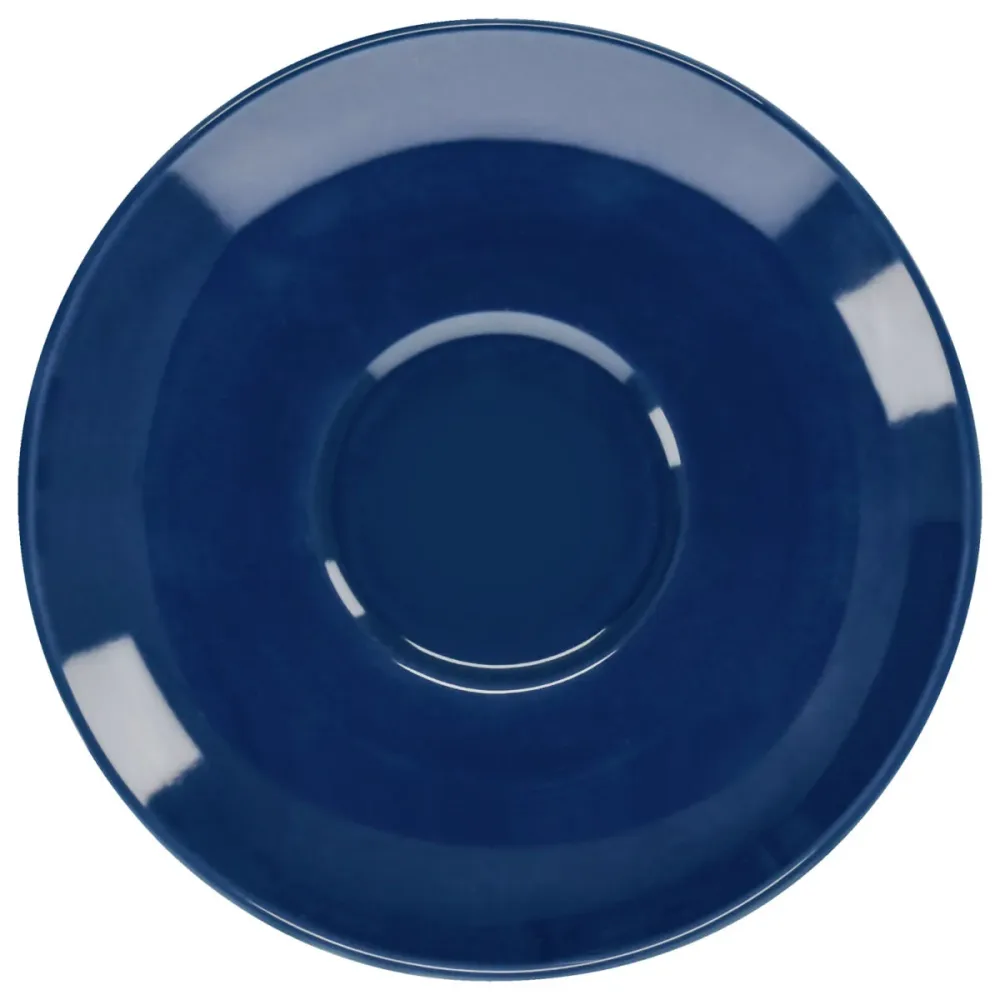 PULSIVA Milchkaffee-Untertasse Joy 2.0; 16.5 cm (Ø); blau; rund; 6 Stück / Pack