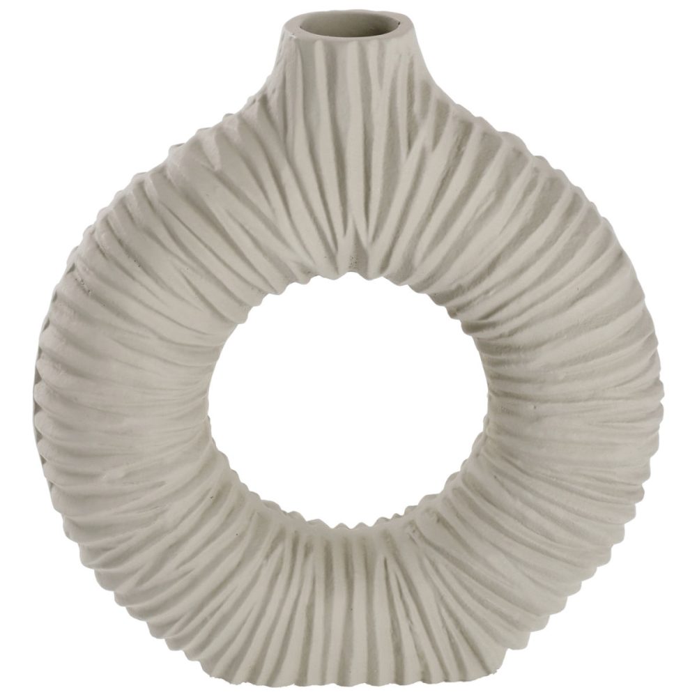 Vase Aada; 27.5x27.5 cm (ØxH); grau